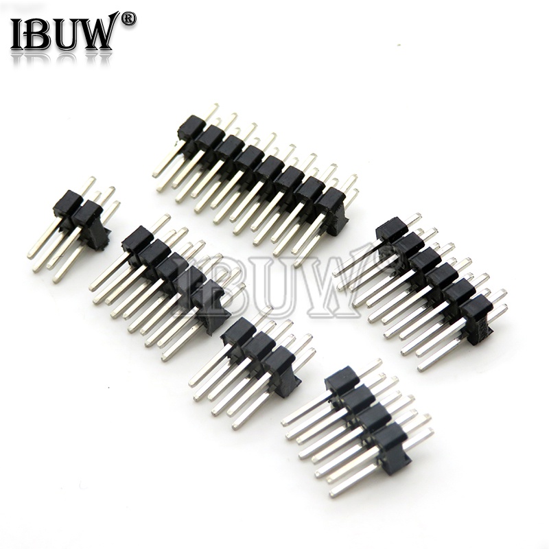 5-10pcs 2.54mm Double Row Male 2~40P Breakaway PCB Board Pin Header ...