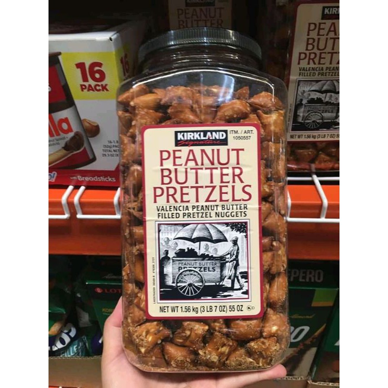 Kirkland Signature Peanut Butter Filled Pretzels Shopee Philippines