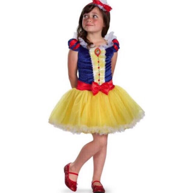 Snow white kids costume HBD Girl