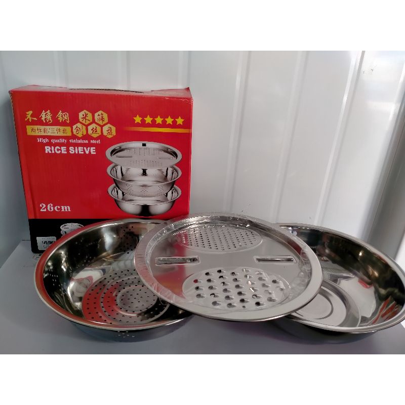 rice sieve high quality stainless steel | Shopee Philippines