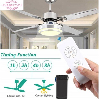 Wireless Smart Ceiling Fan Lamp Remote Control Controller Timing