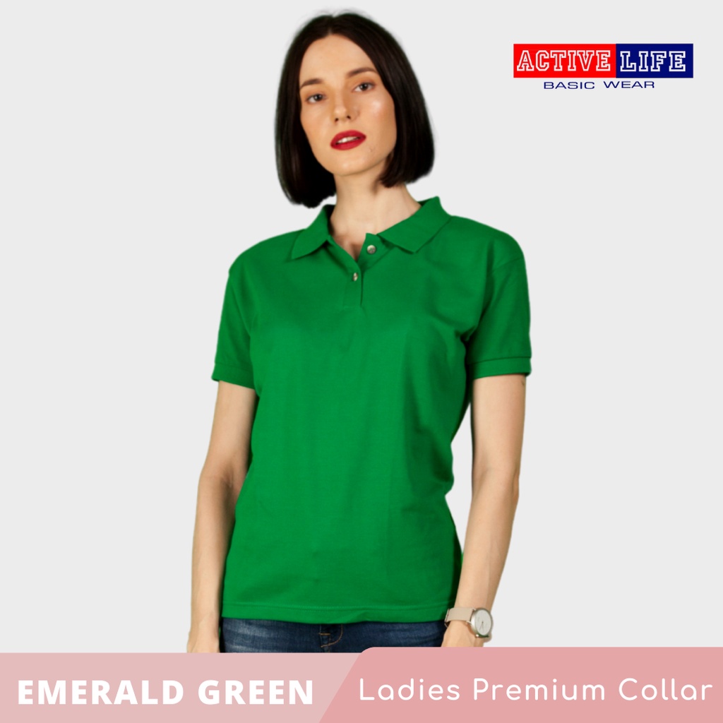 Green womens outlet polo