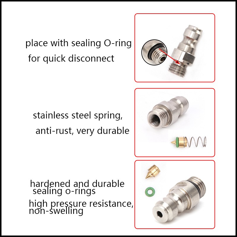 [Ready Stock COD] PCP Pneumatic 8MM M8x1 Male Plug Adapter Fittings ...