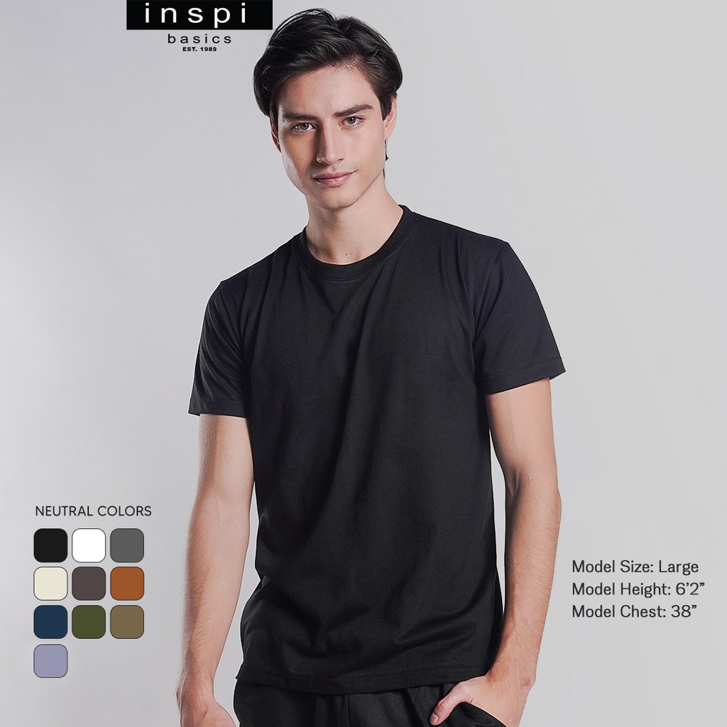INSPI Basics tshirt for Men Plain t shirt Neutral Tops for Women Korean ...