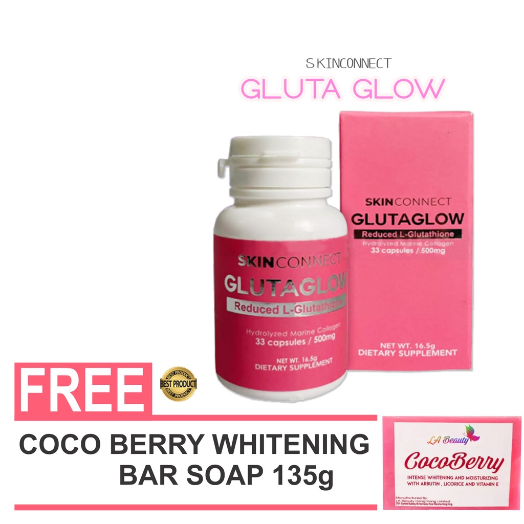 Gluta Glow Skin Connect (Glutathione, Collagen, Vitamin C, Vitamin E