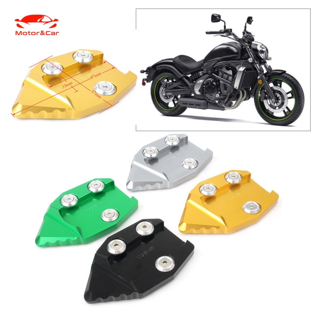 High Strength Side Stand Plate Pad Motorcycle Kickstand for Kawasaki