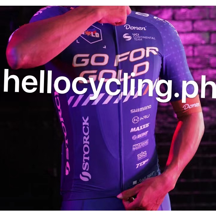 Powerband Cycling Jersey 2022 Go for Gold Philippines Team Bibset Bike