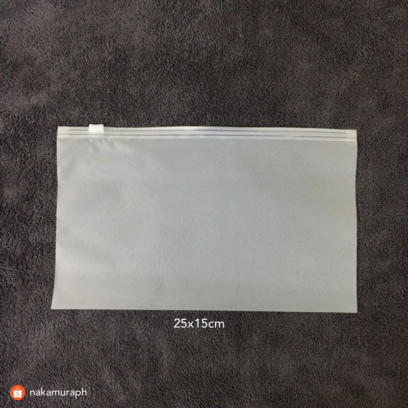 Horizontal Frosted Matte Zipperlock Bag Shopee Philippines