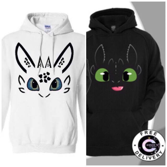 Toothless hoodie hot sale with ears