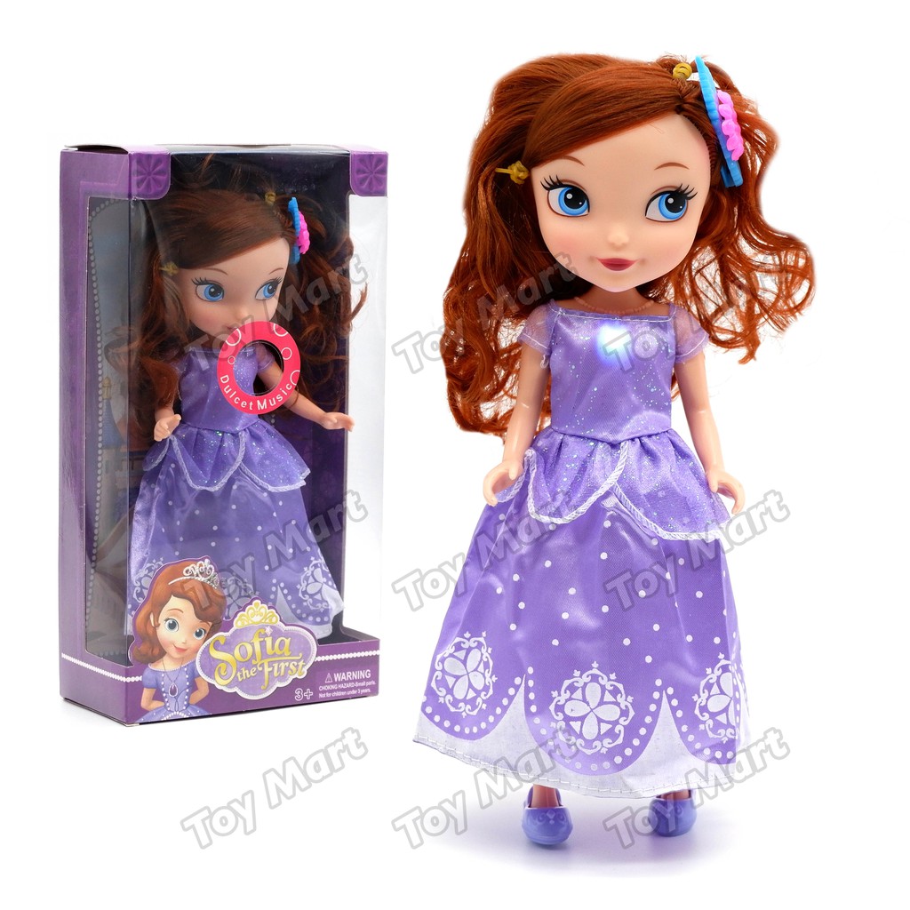 Sofia the first singing doll clearance