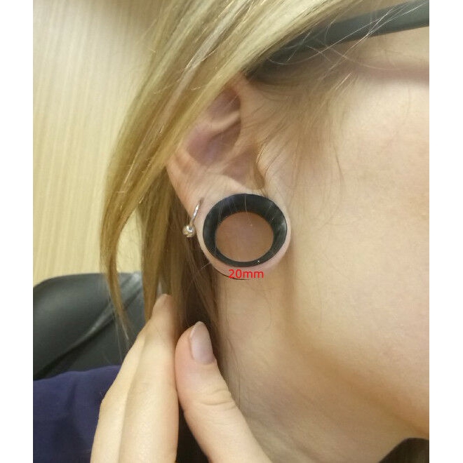 1Pairs Silicone Flexible Ear Flesh Tunnel 3 25mm Earring Unisex Shopee Philippines