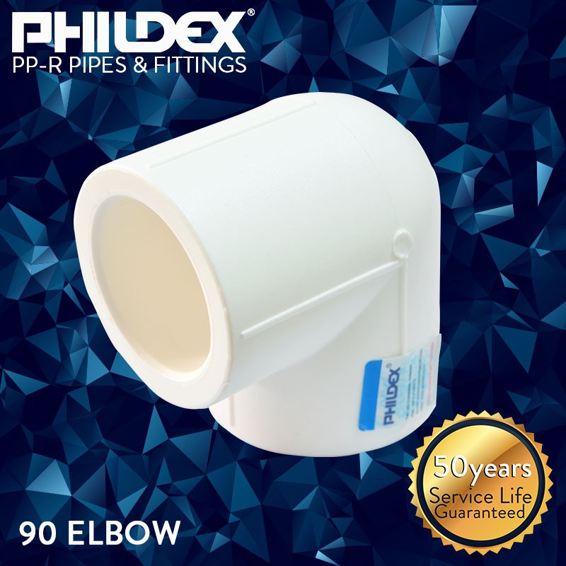 PPR pipes and fittings 90 Elbow 20 to 32 complete sizes | Shopee ...