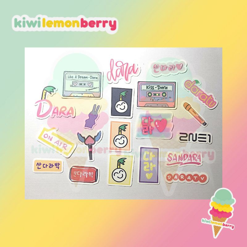 Dara Sticker Set (Set A / Set B) | Shopee Philippines