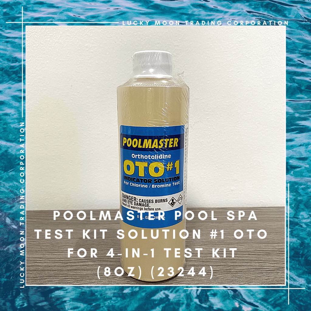LMTC Swimming Pool Poolmaster Pool Spa Test Kit Solution #1 OTO For 4 ...