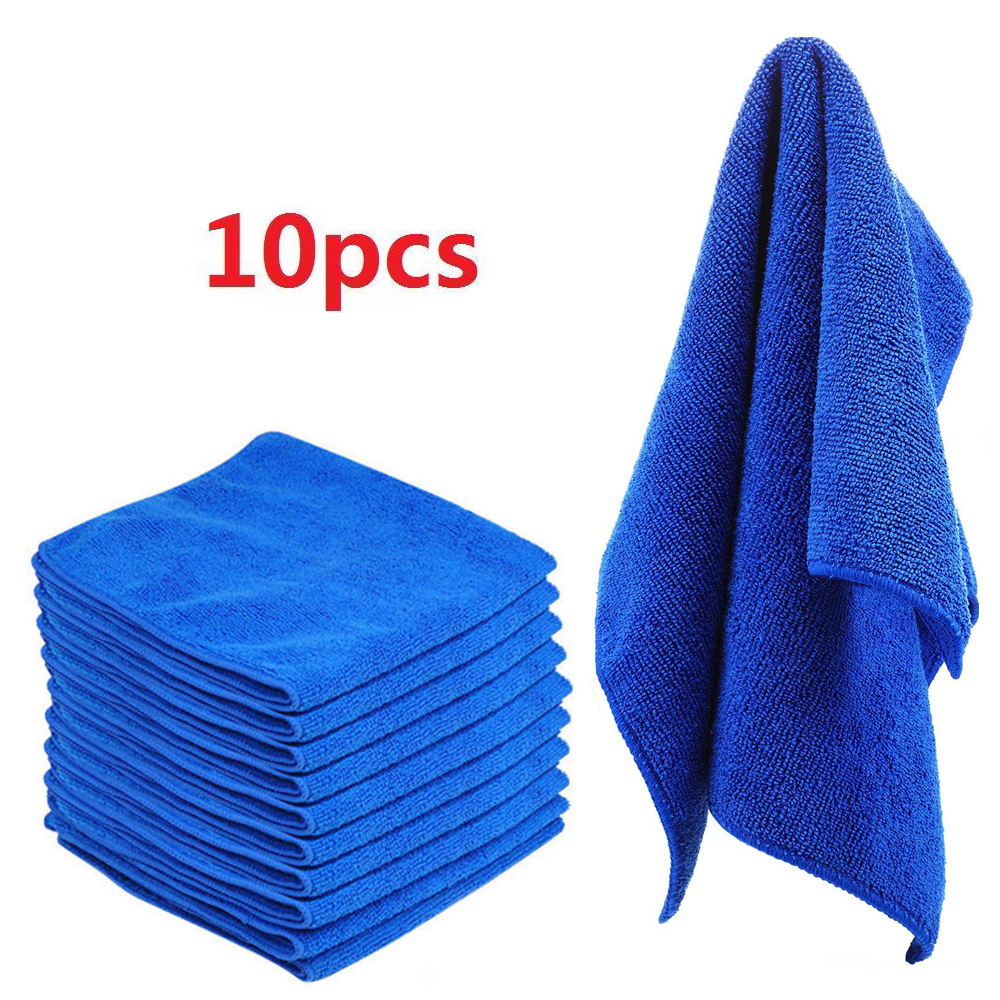 1/2/5/10Pcs Microfiber Cleaning Cloths Multi-Purpose Cleaning