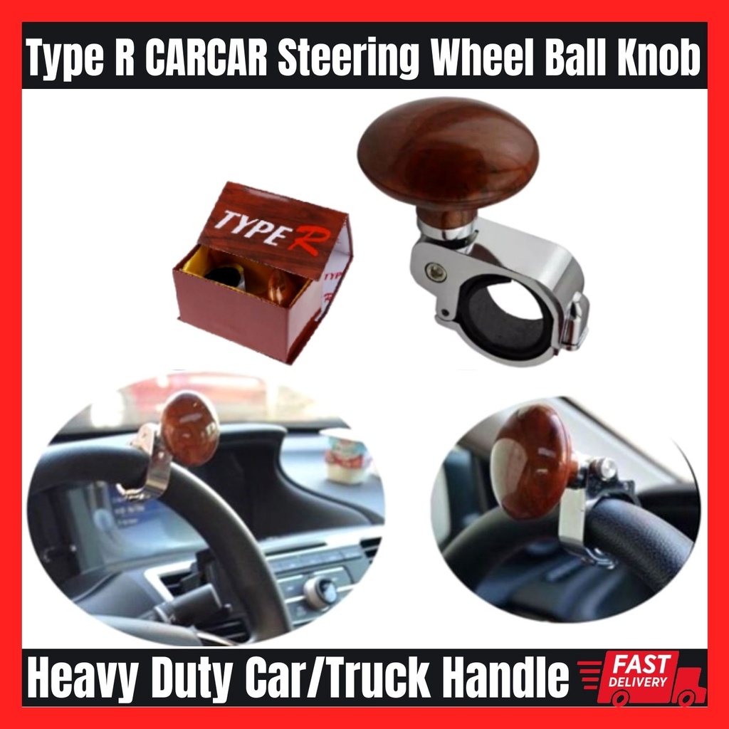 Original Type R CAR Steering Wheel Ball Heavy Duty Car/Truck Handle