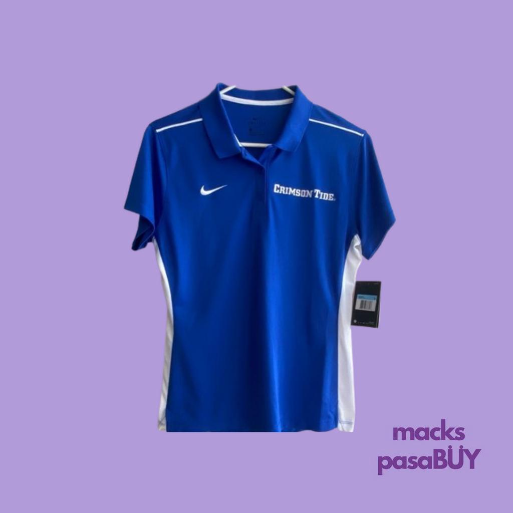 Nike DriFit Blue and White Alabama Crimson Tide Polo Shirt, Women’s