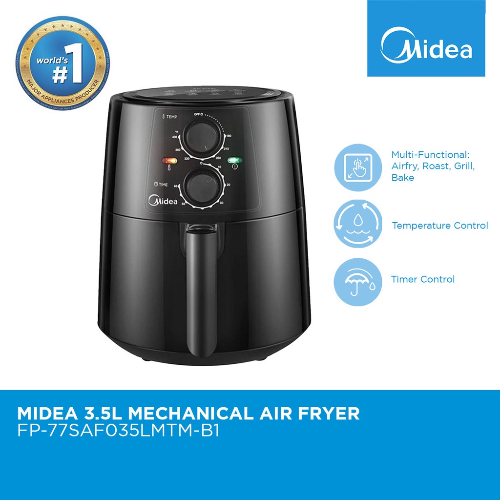 Midea 3.5L Mechanical Air Fryer Smokeless and Multi function (FP