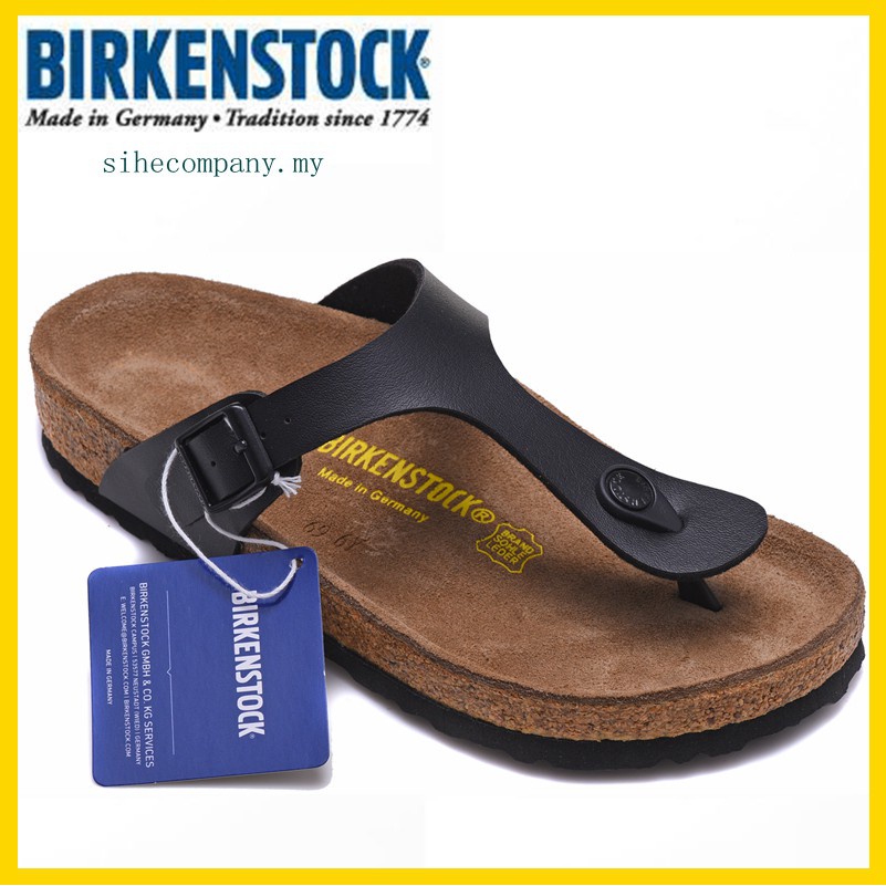 Birkenstock Gizeh Men Women sandals Cork sole Beach casual sandals slippers