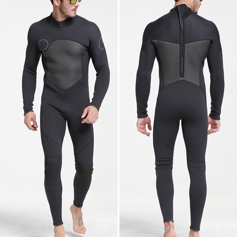 Full Body Dive Wetsuit Sports Skins Rash Guard for Men Long Sleeve One