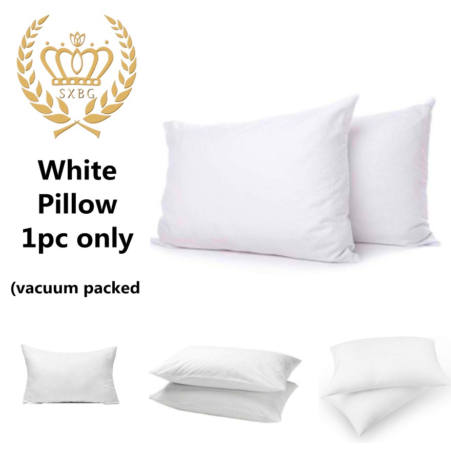 [COD] White Pillow ( vacuum packed ) 1pc. only Shopee Philippines