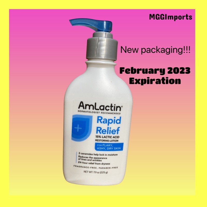 Amlactin Alpha Hydroxy Therapy Rapid Relief Restoring Lotion