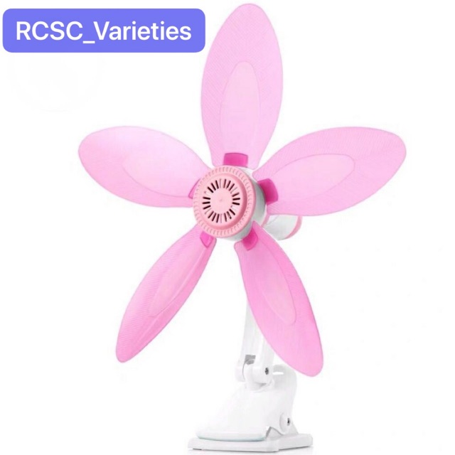 RCSC Electric Fan BIG with Clip 5 leaf Fan / 4 Leaf Fan with Clip ( 5/4 ...