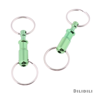 2PCS Detachable Keychain, Quick Release Pull Apart Breakaway Key Rings ...