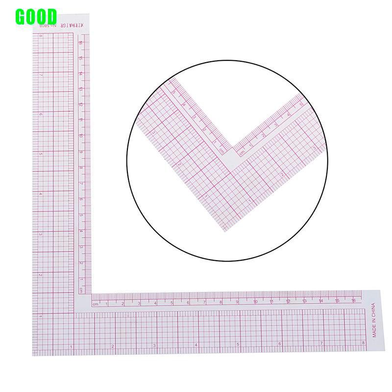 {handicraft}Tailor Drawing Craft Tool L-shape Ruler Sewing Square Curve ...