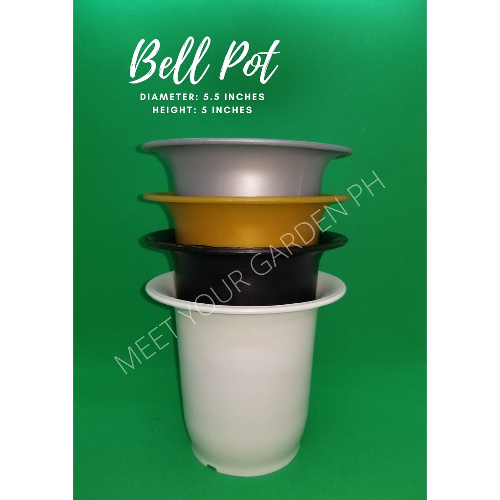 BELL POTS ( PLASTIC POT) | Shopee Philippines