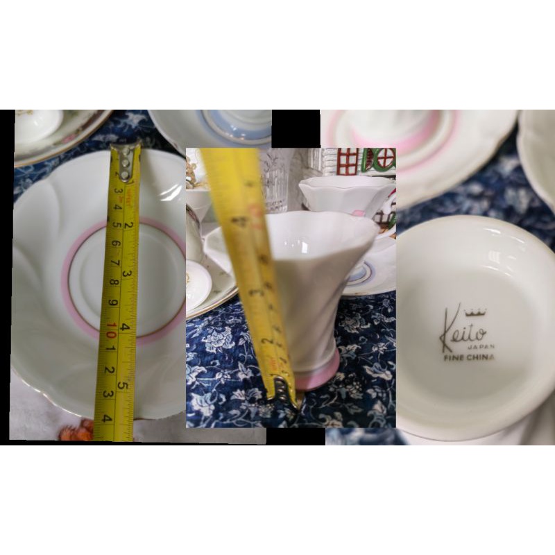 Hoya Keito Cup And Saucer Porcelain Sold Per Duo Made In Japan Shopee Philippines 6420