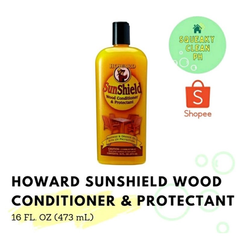 Howard Sunshield Wood Conditioner & Protectant Shopee Philippines