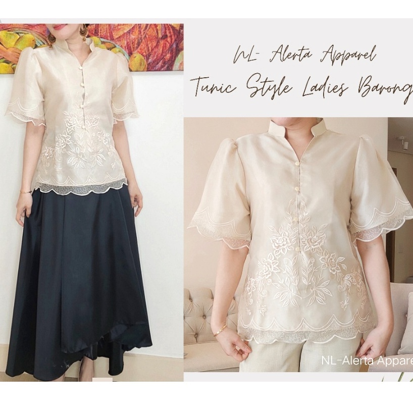 Filipiniana blouse for store female