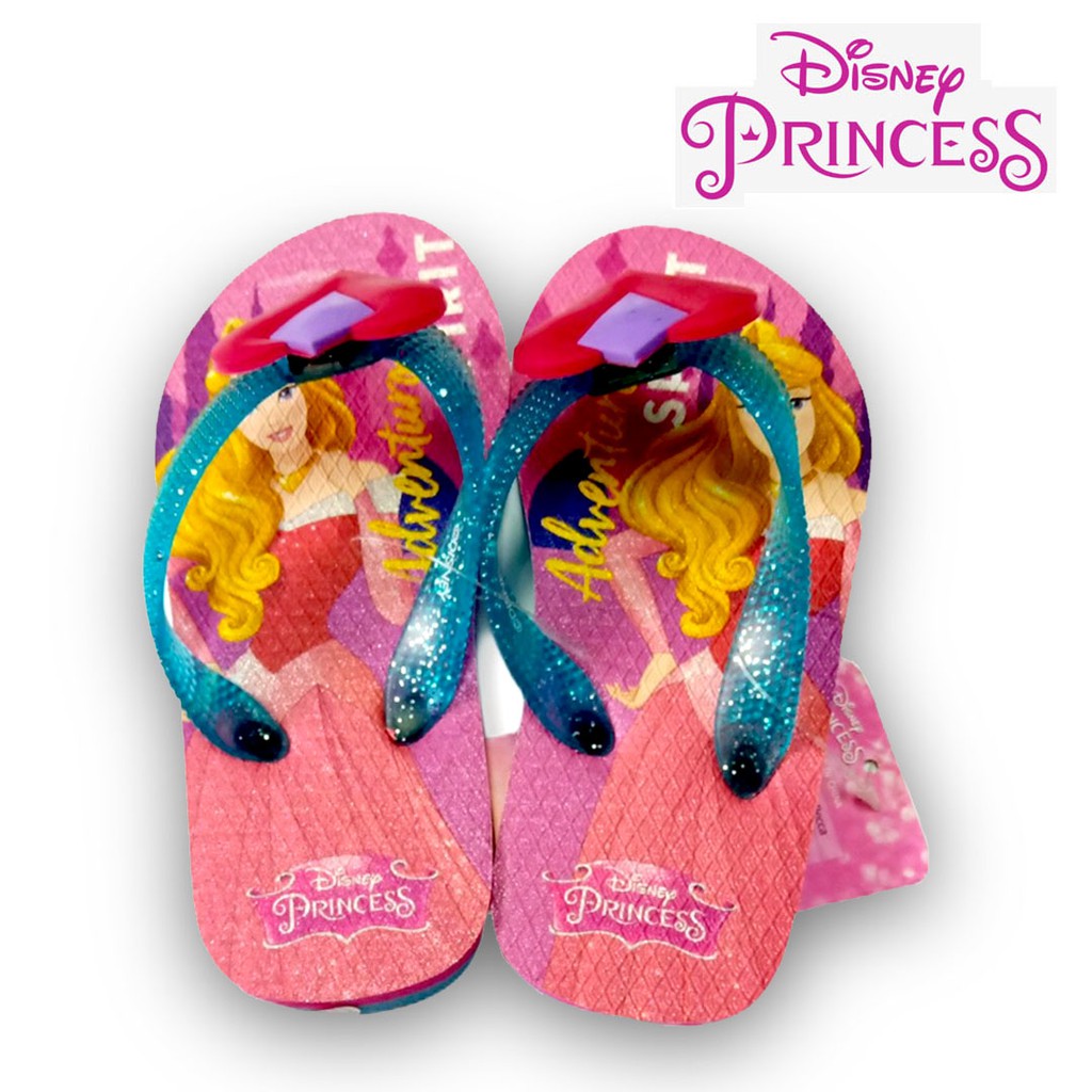 Disney Princess Kids Becca Blue LED Flip Flop Slippers | Shopee Philippines