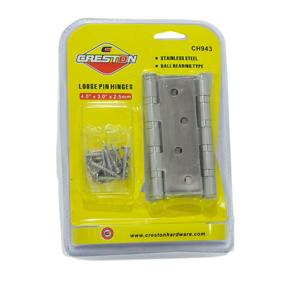 Loose Pin Hinges CH943 4.0" x 3.0" x 2.5mm Shopee Philippines