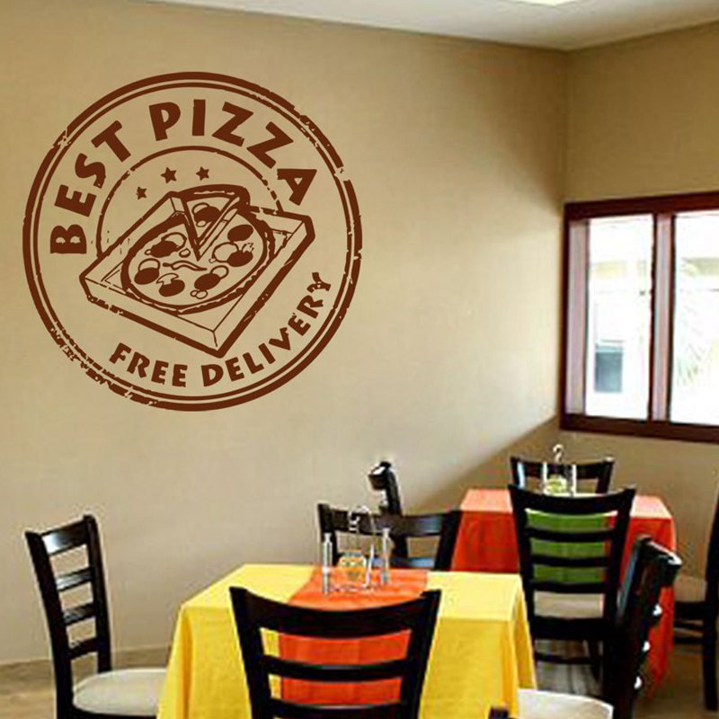 Express Pizza Sticker Restaurant Decal Poster Vinyl Art Wall Decals ...