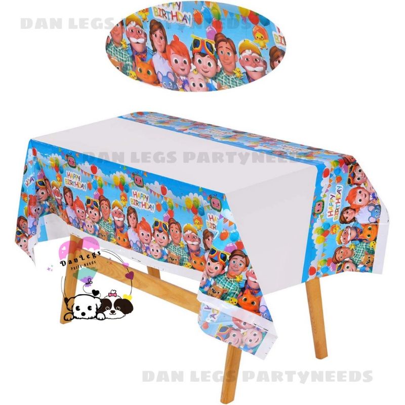 Table Cover Birthday Decors 1Mx1.8M size Partyneeds Plastic Table Covers