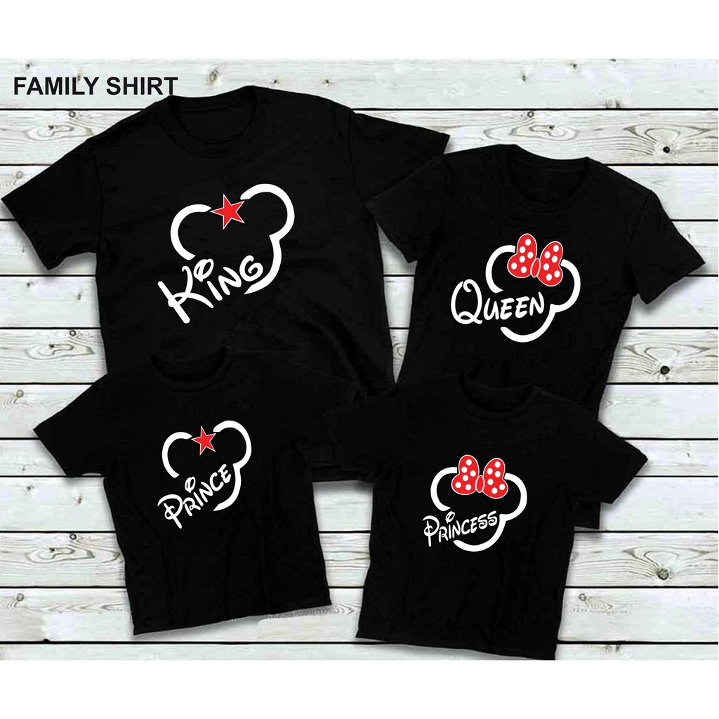 Family Shirt Mickey Mouse Set Print Design (A) (4 shirt) Vinyl