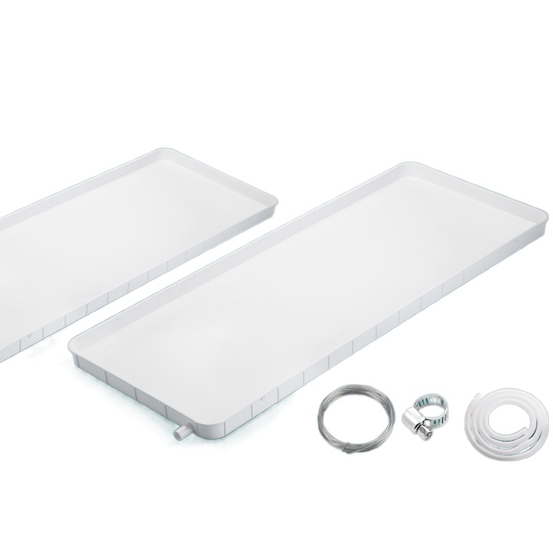Air conditioning drip tray outdoor unit water tray with drainage water