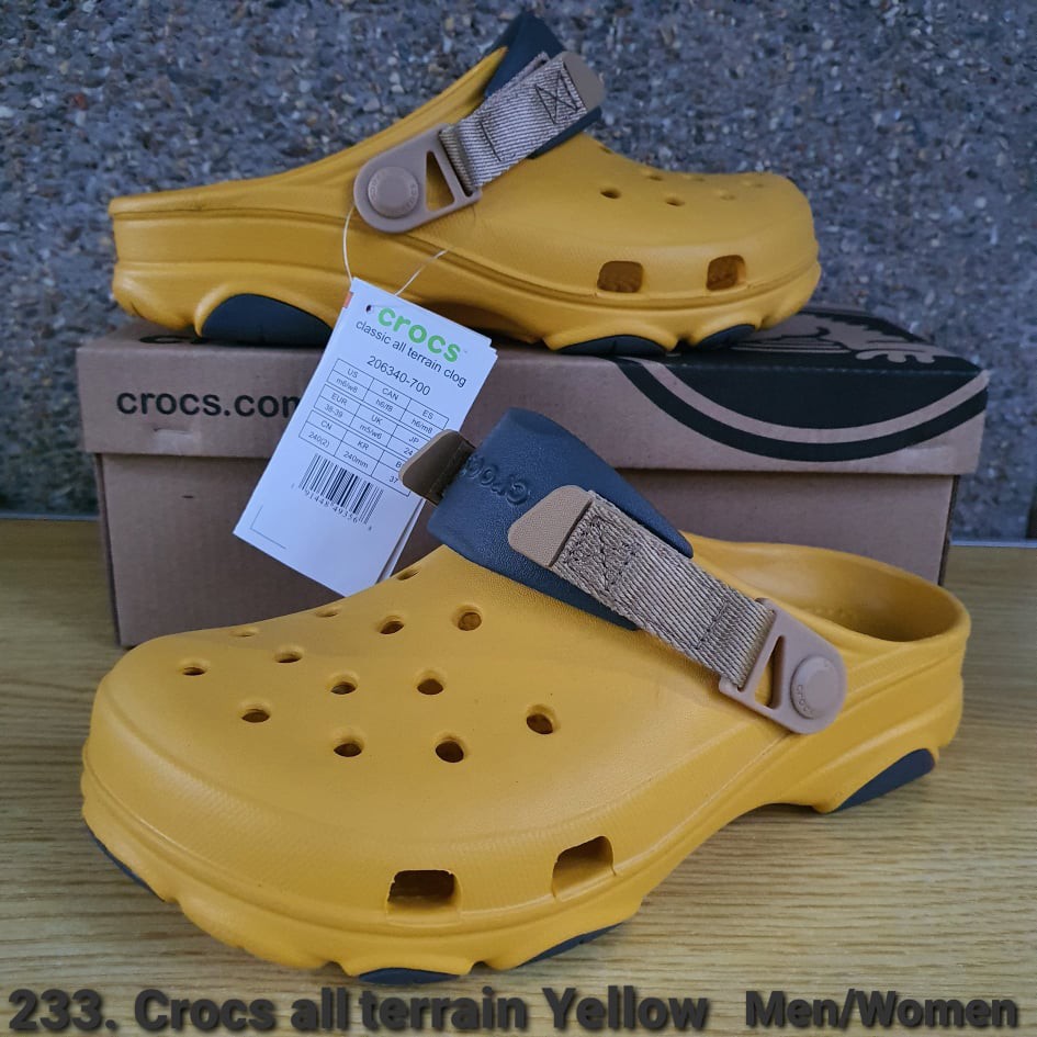 All terrain crocs yellow hot sale