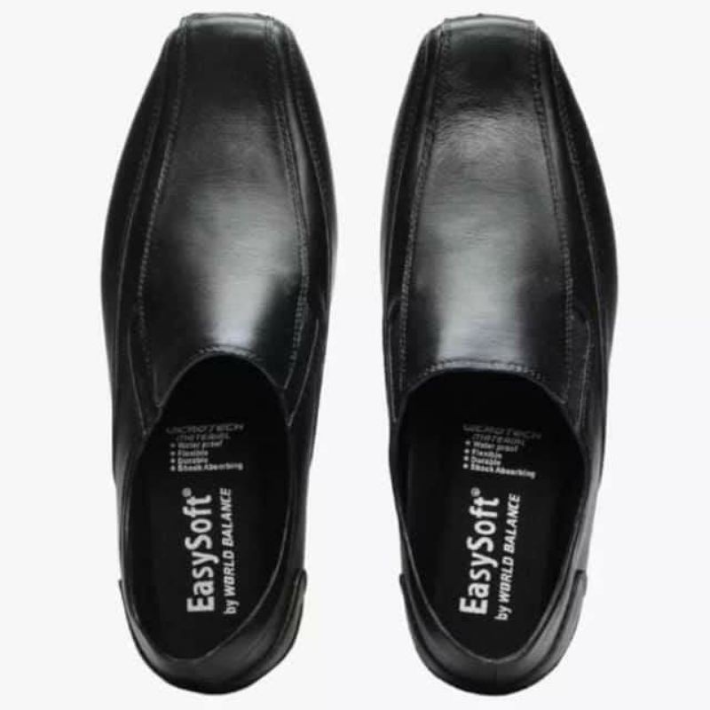 Easy soft Formal Black shoes Mexico model For Men office and school shoes