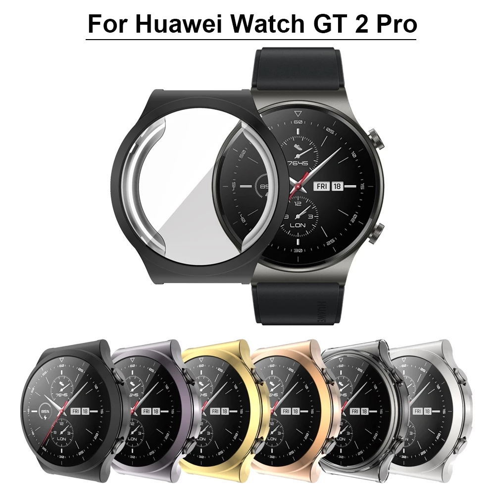 Huawei Watch GT2 Pro Case TPU Protective Cover Shell Full Coverage Screen Protector Replacement Watch Case for Huawei GT 2 Pro Yismart