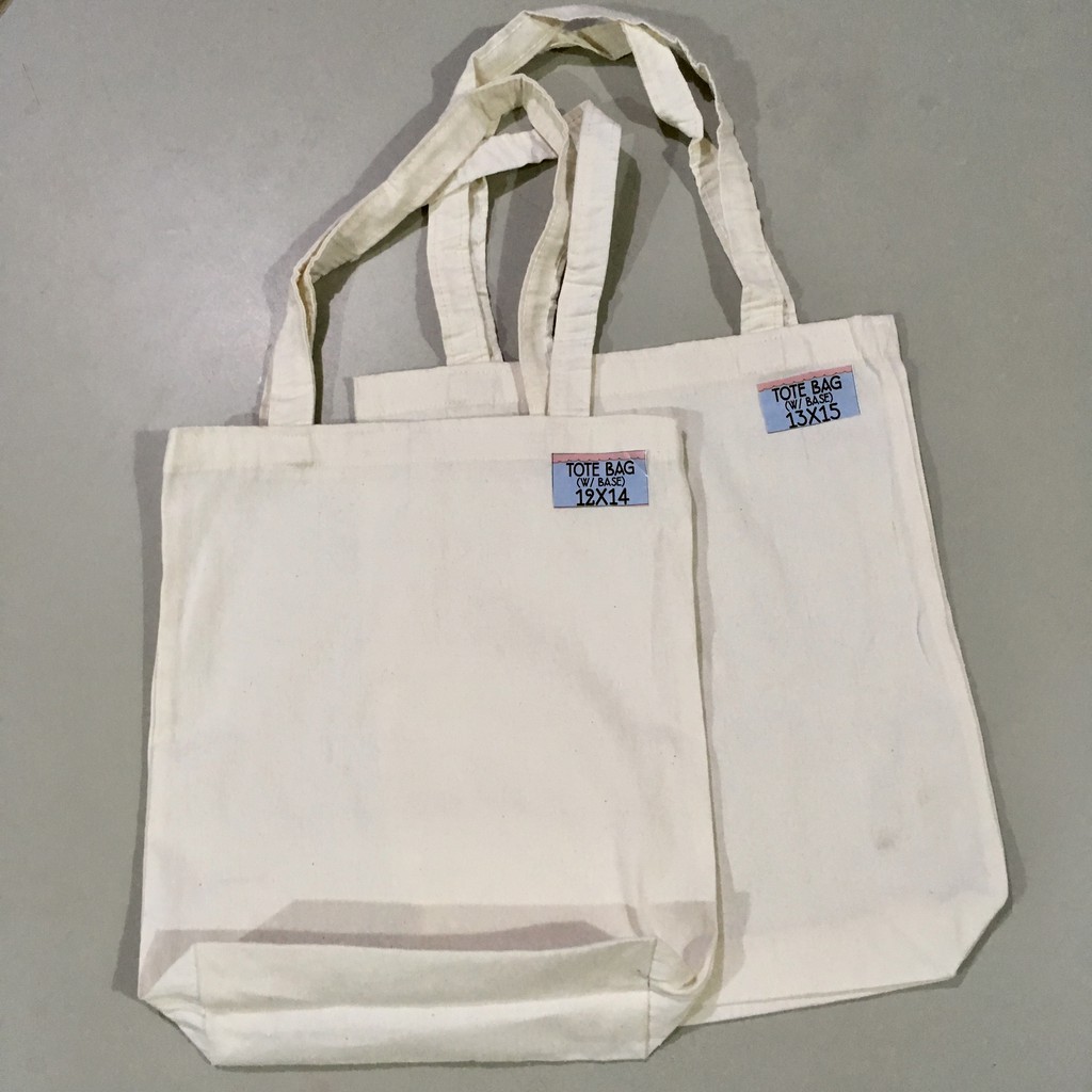 Canvas Tote Bag Katsa Bag Plain and with Print Shopee Philippines