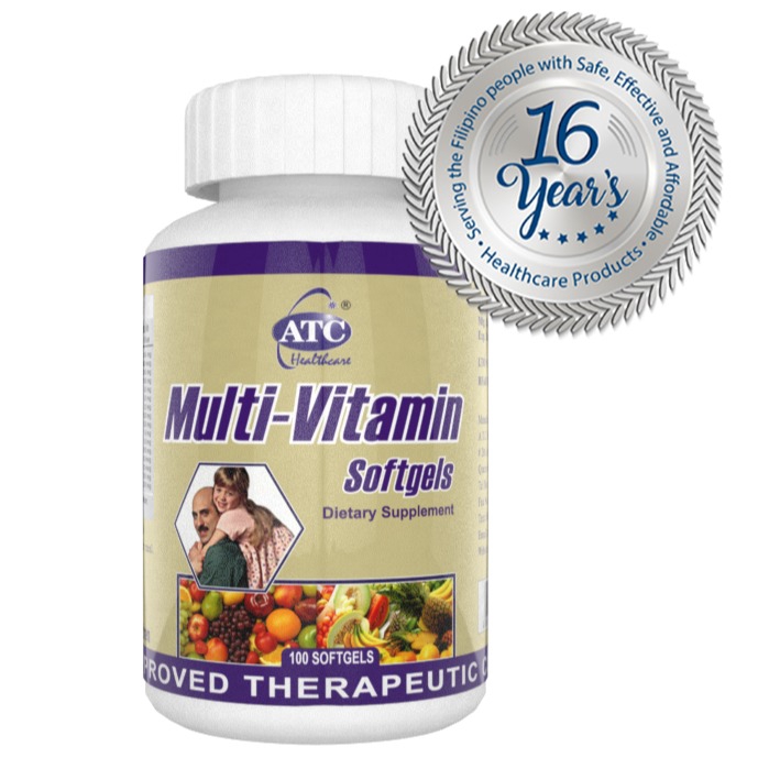 ATC Multivitamins 1000mg x 100's (1 bottle) | Shopee Philippines