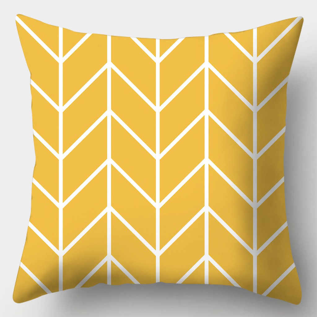 Yellow Series Sofa Pillow Case The New Throw Pillow 45cmX45cm Pillow