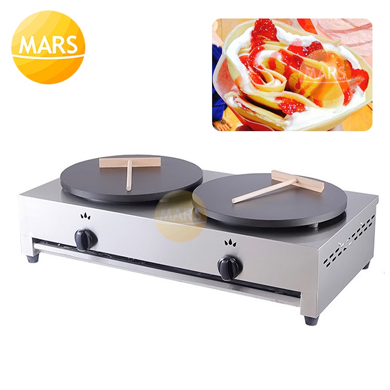 Commercial Crepe Maker Double Pancake Maker Industrial Crepe