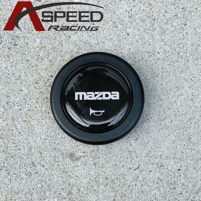 Universal Mazda Horn Button Racing Car Steering Wheel Horn Cover New