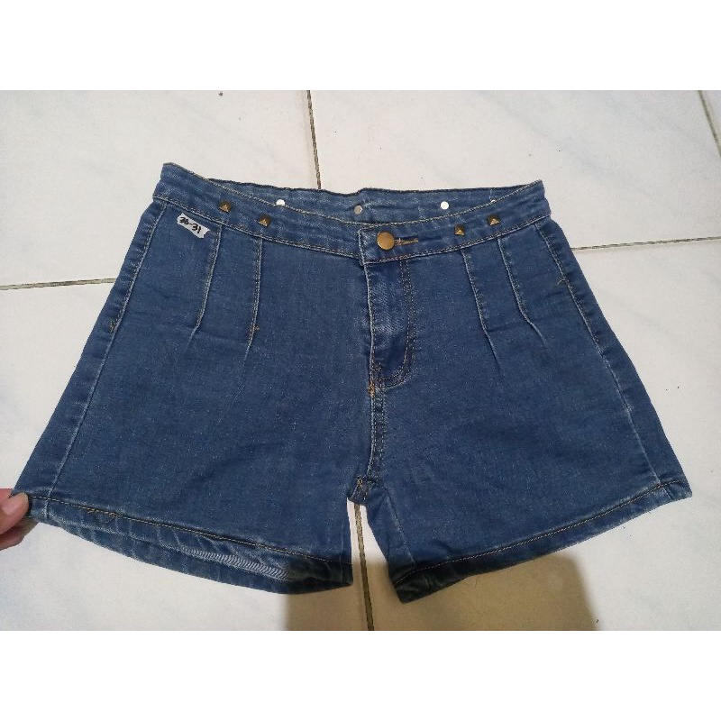 Highwaist/midwaist denim shorts/jeans | Shopee Philippines
