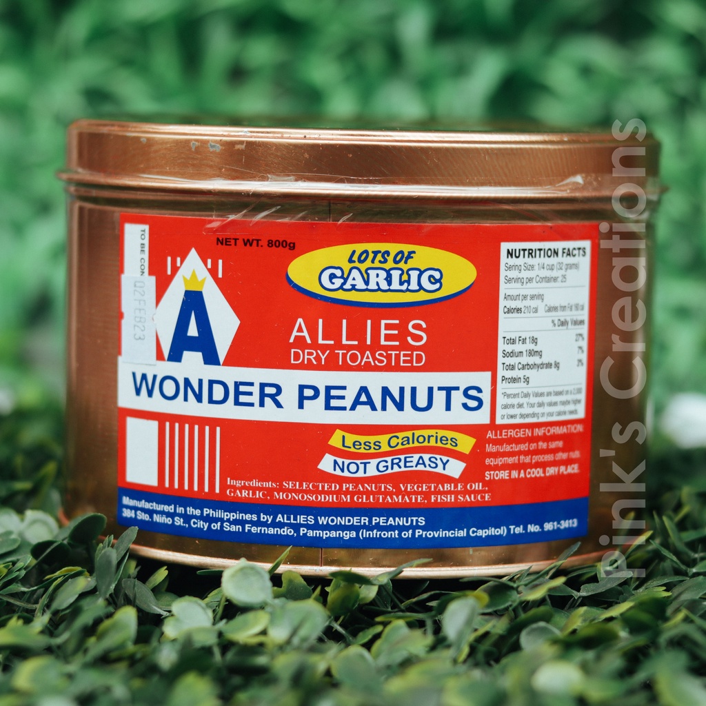 ALLIES Dry toasted Wonder Peanuts Shopee Philippines