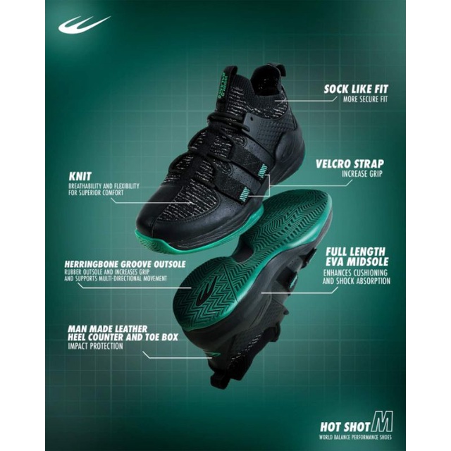 World balance HOTSHOT FOR MEN Shopee Philippines